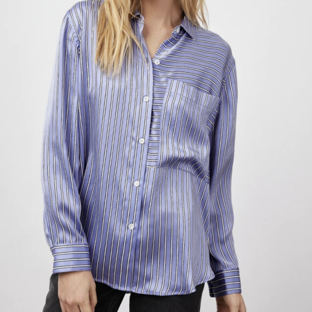 Rails Spencer 100% Silk Shirt Sz Large